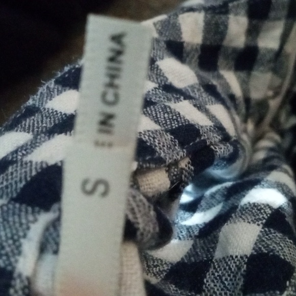 BLU PERRY Checked Cotton Shorts - Picture 8 of 9